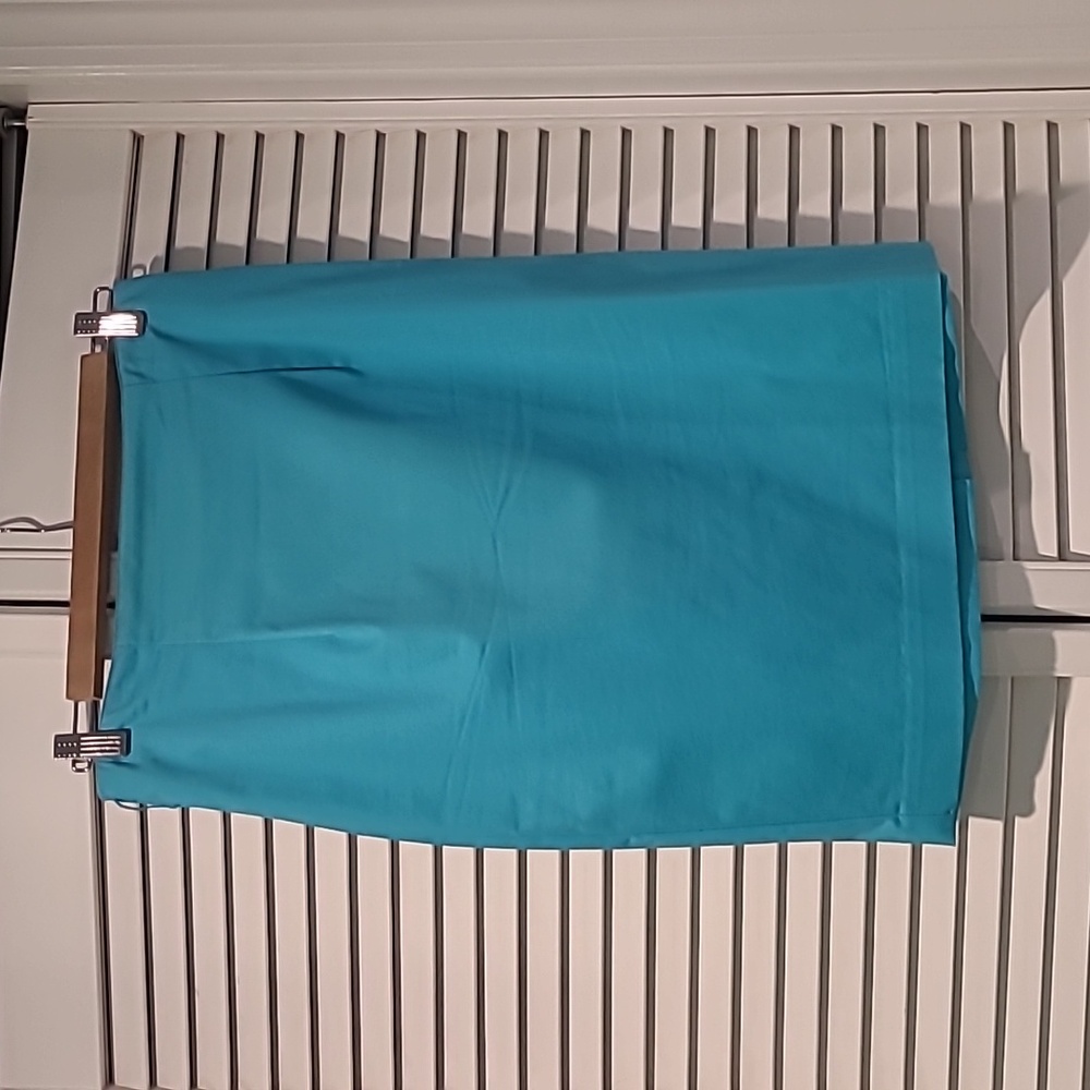 Turquoise Pencil Skirt